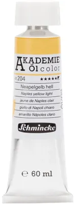 SCHMİNCKE AKADEMİE ÖL COLOR YAĞLI BOYA 60 ML SERİ 1 204 NAPLES YELLOW LİGHT 41204011