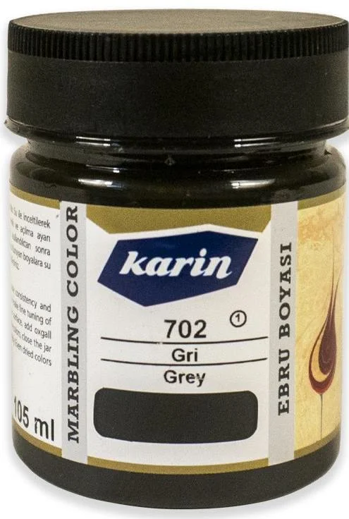 KARİN EBRU BOYASI 105 ML 702 GRİ 61702105