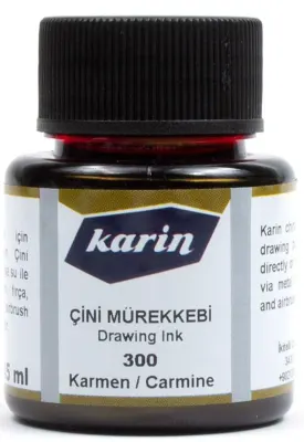 KARİN ÇİNİ MÜREKKEBİ 45 ML KARMEN KIRMIZI 6221300045