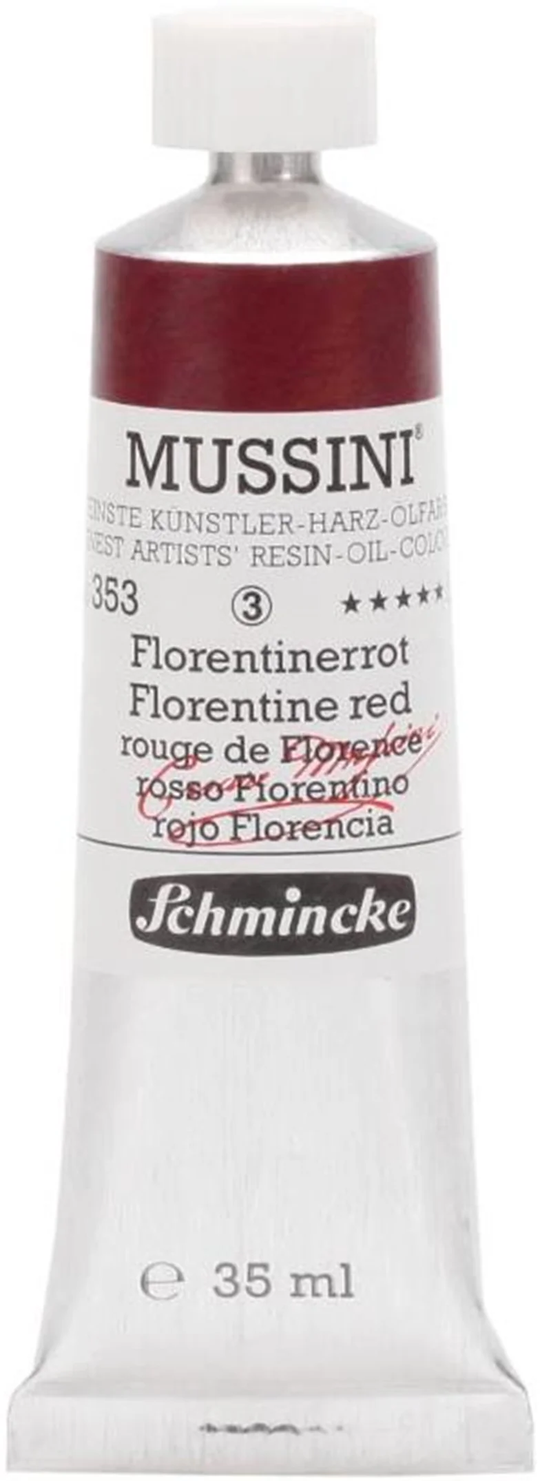SCHMİNCKE MUSSİNİ ARTİST YAĞLI BOYA 35 ML SERİ 3 353 FLORENTİNE RED 10353009