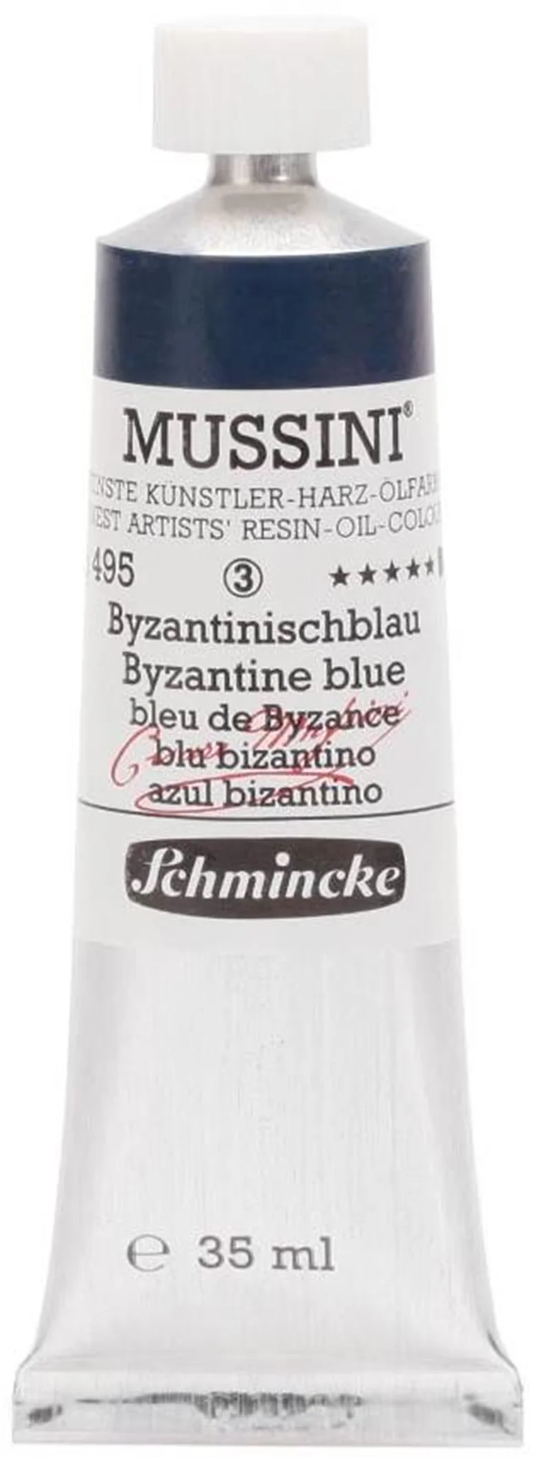 SCHMİNCKE MUSSİNİ ARTİST YAĞLI BOYA 35 ML SERİ 3 495 BYZANTİNE BLUE 10495009