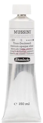 SCHMİNCKE MUSSİNİ ARTİST YAĞLI BOYA 150 ML SERİ 1 103 TİTANİUM OPAQUE WHİTE 10103019