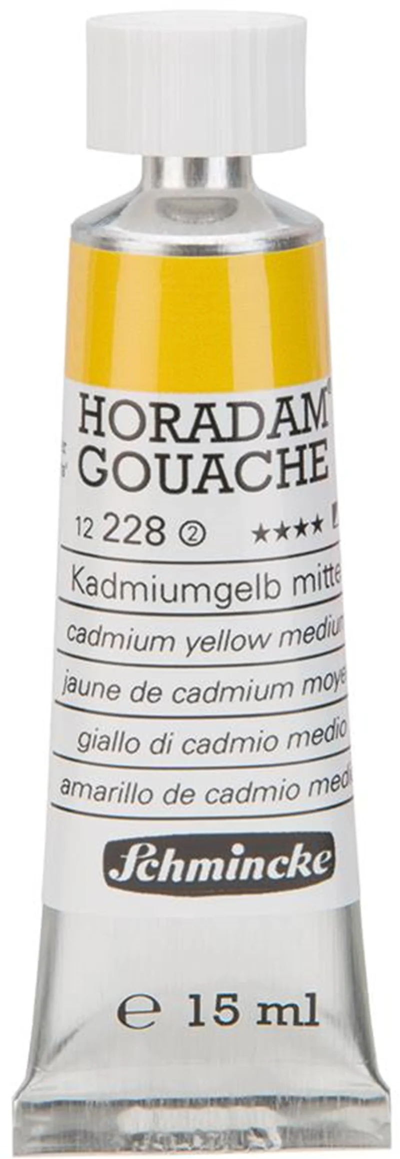 SCHMİNCKE HORADAM GOUACHE ARTİST GUAJ BOYA 15 ML SERİ 2 228 CADMİUM YELLOW MİDDLE 12228006