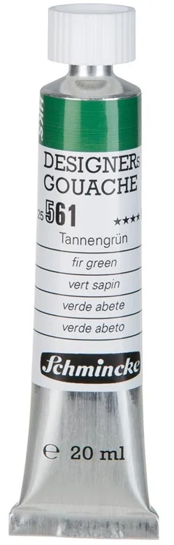 SCHMİNCKE HKS DESİGNERS' GOUACHE GUAJ BOYA 20 ML TÜP 561 FİR GREEN 25561007