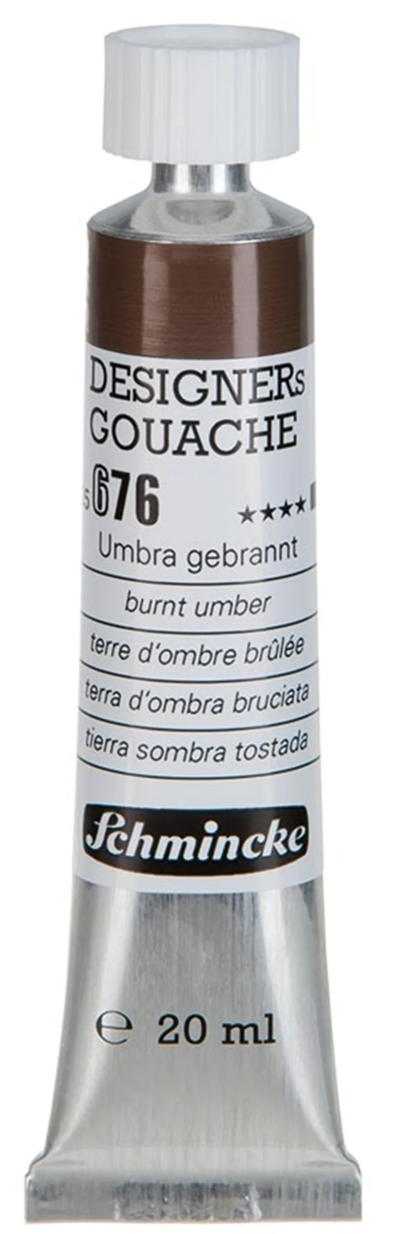 SCHMİNCKE HKS DESİGNERS' GOUACHE GUAJ BOYA 20 ML TÜP 676 BURNT UMBER 25676007