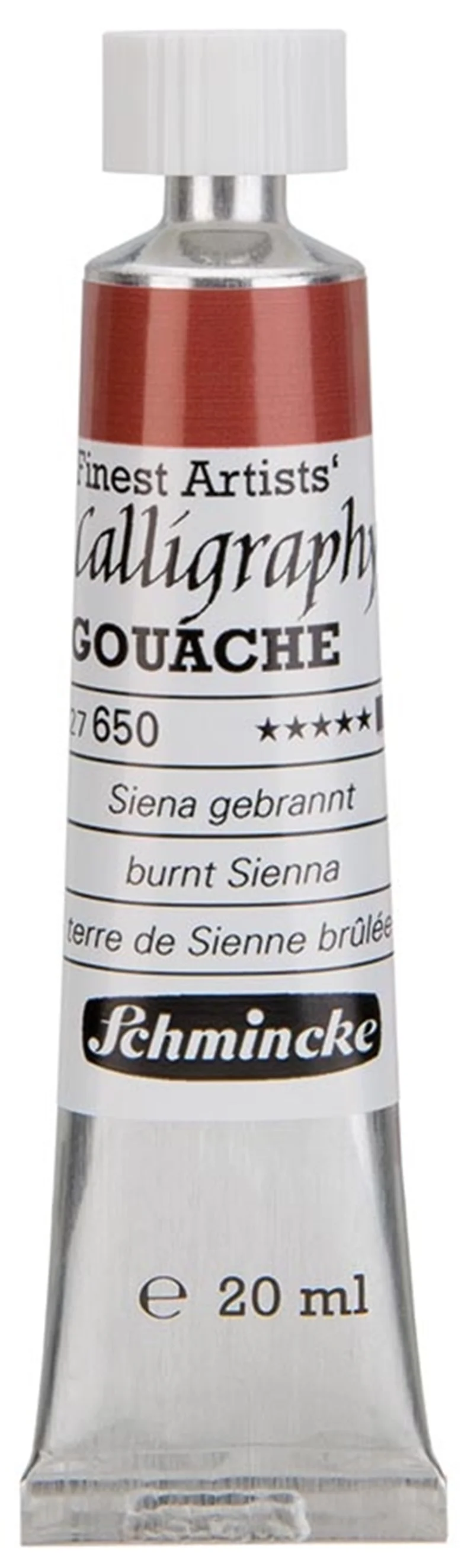 SCHMİNCKE CALLİGRAPHY GOUACHE ARTİST GUAJ BOYA 20 ML TÜP 650 BURNT SİENNA 27650007