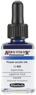 SCHMİNCKE AERO COLOR AKRİLİK MÜREKKEP 28 ML 403 SAPPHİRE BLUE 28403023
