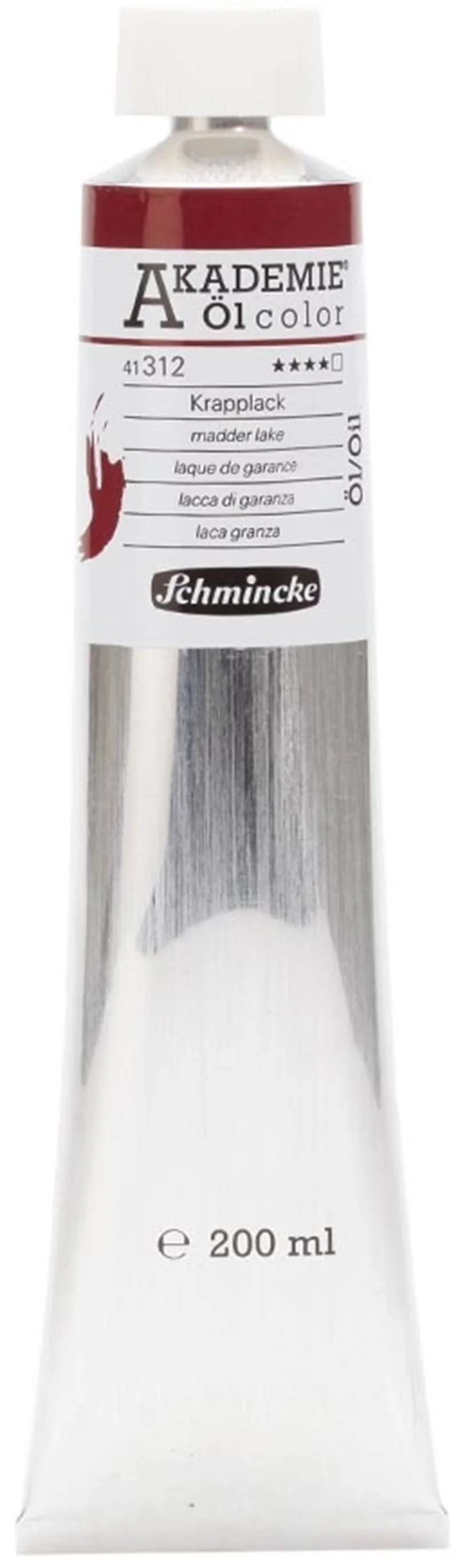 SCHMİNCKE AKADEMİE ÖL COLOR YAĞLI BOYA 200 ML SERİ 1 312 MADDER LAKE 41312015