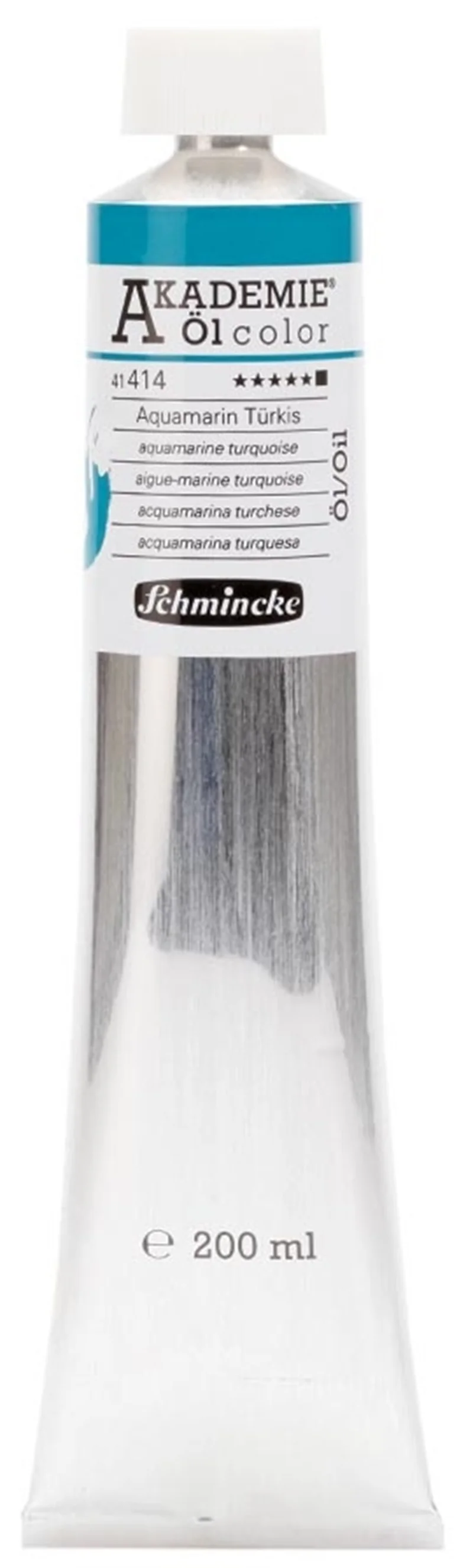 SCHMİNCKE AKADEMİE ÖL COLOR YAĞLI BOYA 200 ML SERİ 1 414 AQUAMARİNE TURQUOİSE 41414015