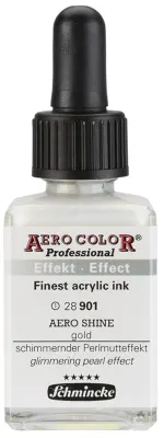 SCHMİNCKE AERO COLOR AKRİLİK MÜREKKEP 28 ML 901 AERO SHİNE GOLD 28901023