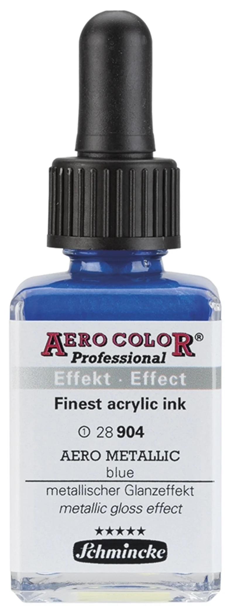 SCHMİNCKE AERO COLOR AKRİLİK MÜREKKEP 28 ML 904 AERO METALLİC BLUE 28904023