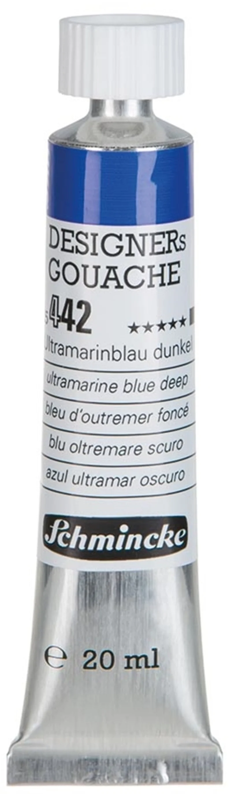 SCHMİNCKE HKS DESİGNERS' GOUACHE GUAJ BOYA 20 ML TÜP 442 ULTRAMARİNE BLUE DEEP 25442007