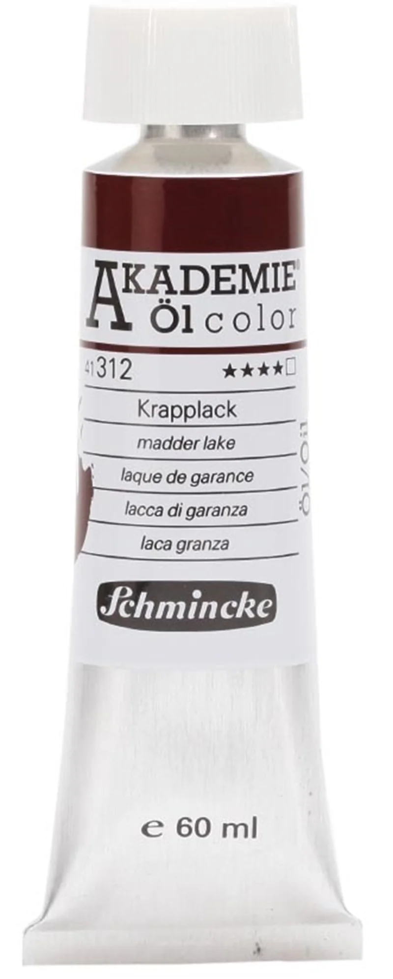 SCHMİNCKE AKADEMİE ÖL COLOR YAĞLI BOYA 60 ML SERİ 1 312 MADDER LAKE 41312011