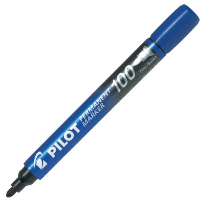 PILOT PERMANENT MARKER YUVARLAK UÇ 100 SCA-100-LB MAVİ
