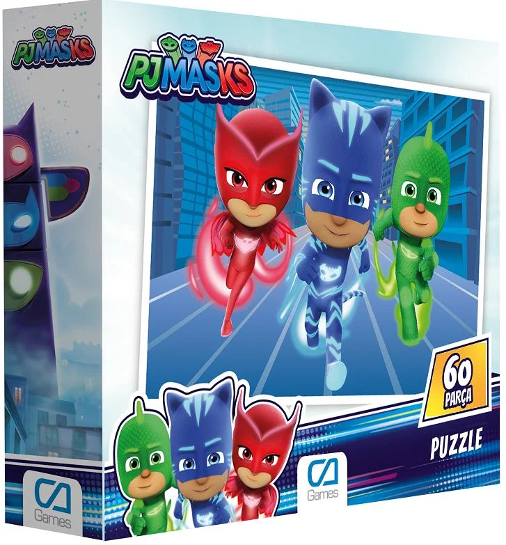 CA GAMES PUZZLE 60 PARÇA PJMASKS CA.5193