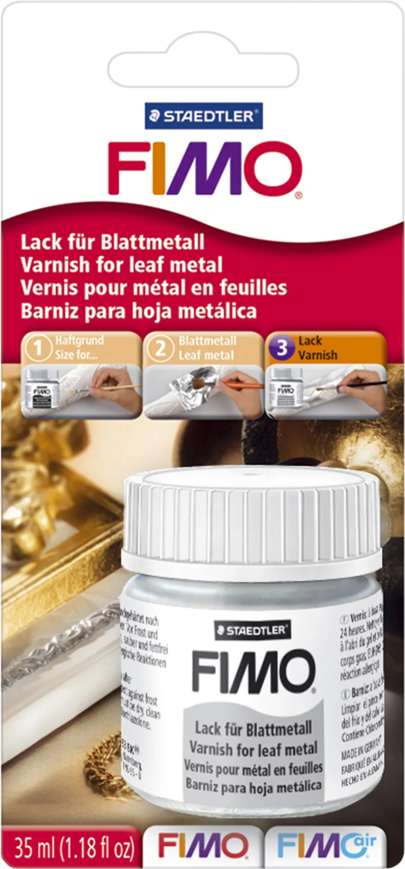 FIMO AKSESUAR METAL YAPRAK VERNİKLİ 10 PC 8783 BK 10