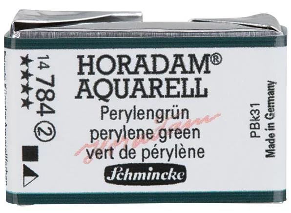 SCHMİNCKE HORADAM AQUARELL ARTİST SULU BOYA TAM TABLET SERİ 2 784 PERYLENE GREEN 14784043