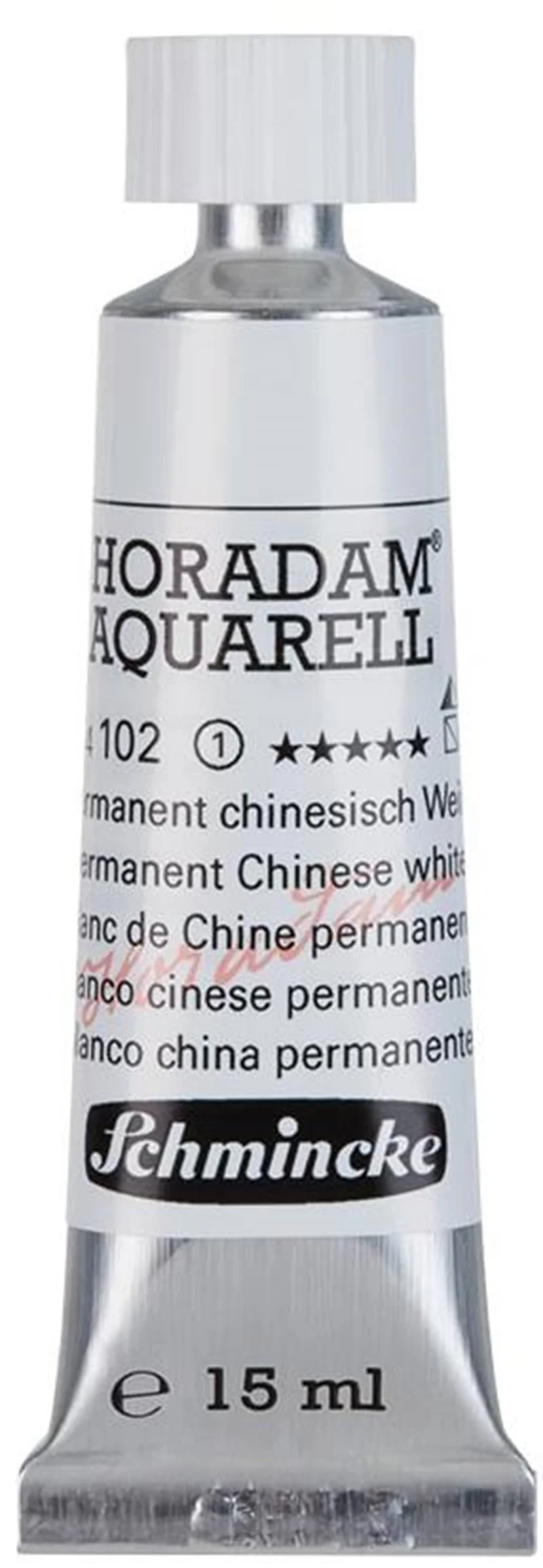 SCHMİNCKE HORADAM AQUARELL ARTİST SULU BOYA 15 ML TÜP SERİ 1 102 PERMANENT CHİNESE WHİTE 14102006