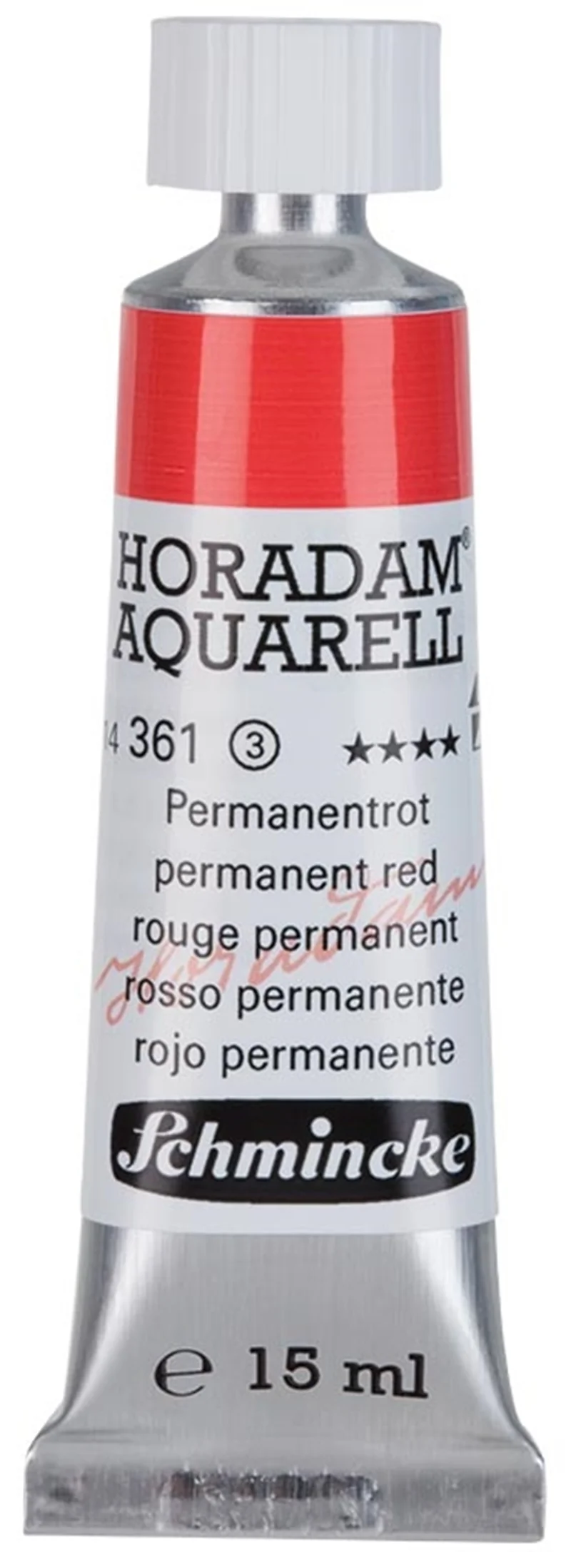 SCHMİNCKE HORADAM AQUARELL ARTİST SULU BOYA 15 ML TÜP SERİ 3 361 PERMANENT RED 14361006