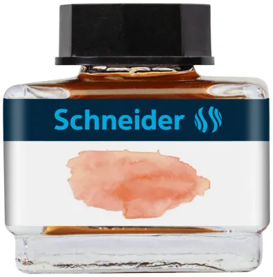 SCHNEIDER DOLMA KALEM  MÜREKKEBİ CAM ŞİSE 15 ML 6936 TURUNCU SCD304