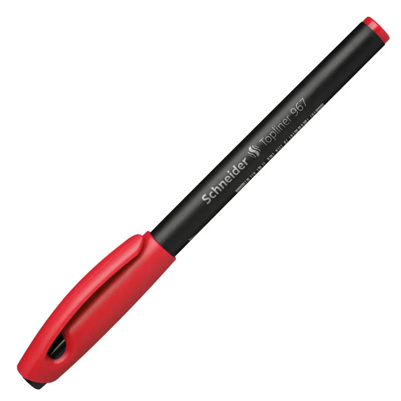 SCHNEIDER FİBER UÇLU KALEM TOPLINER 967 0.4 KIRMIZI SCR103M