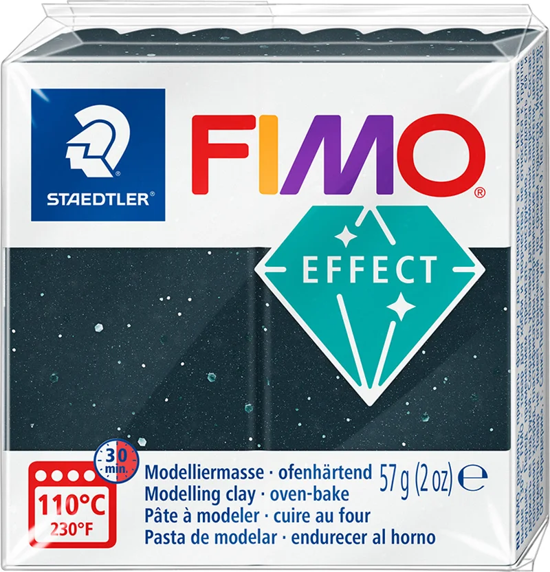 FIMO EFFECT MODELLEME KİLİ 57 GR GRANİT SİYAH 8010-903