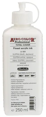 SCHMİNCKE AERO COLOR AKRİLİK MÜREKKEP 250 ML 101 SUPRA WHİTE OPAQUE 28101027