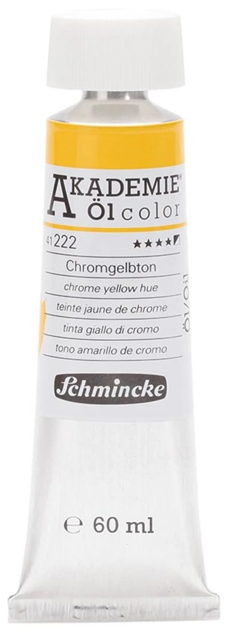 SCHMİNCKE AKADEMİE ÖL COLOR YAĞLI BOYA 60 ML SERİ 1 222 CHROME YELLOW HUE 41222011