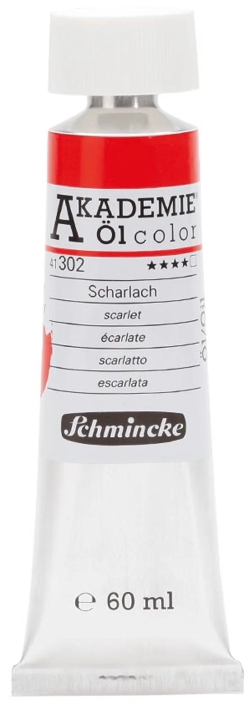 SCHMİNCKE AKADEMİE ÖL COLOR YAĞLI BOYA 60 ML SERİ 1 302 SCARLET 41302011