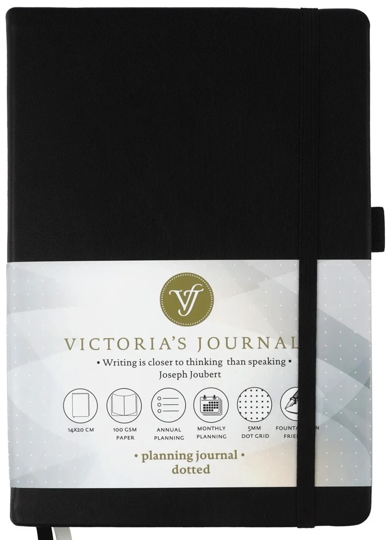 VJ DEFTER VENZI PLANLAYICI SERT KAPAK 14x20 Cm. 100 Gr. KREM 96 YP. NOKTALI SİYAH 1050