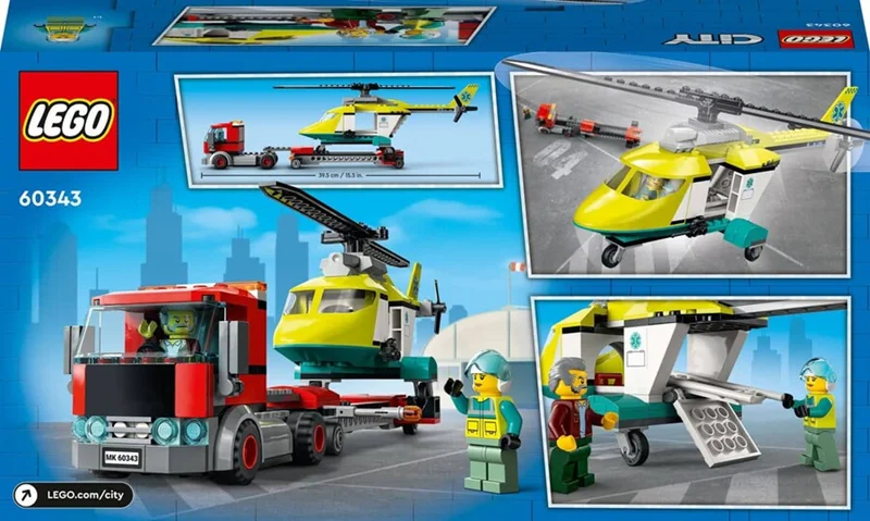 ADORE LEGO CITY RECUE HELİCOPTER TRANSPORT ADR-LSC60343