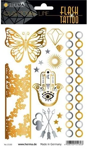 HERMA ETİKET TATTOO GLAMOUR LINE FLASH ORIENTLER 15160