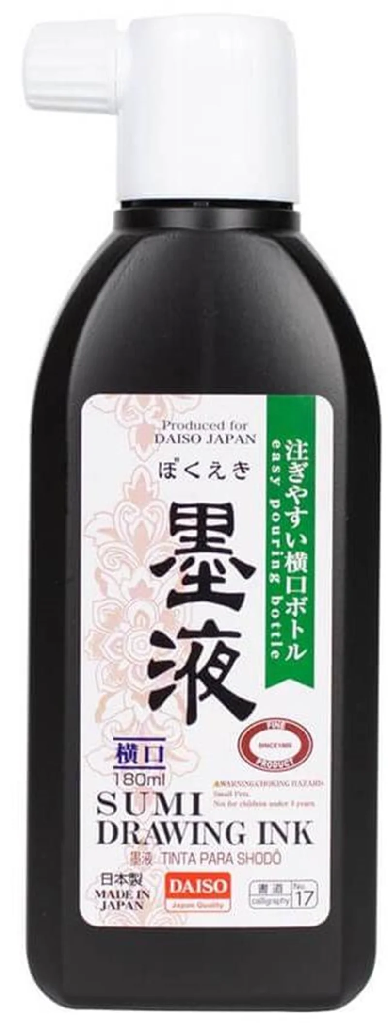 KARİN DAİSO SUMİ DRAWİNG INK KALİGRAFİ MÜREKKEBİ 180 ML NO.17 96J4902630012155