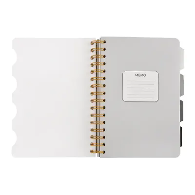 BRUNO VISCONTI DEFTER SPİRALLİ 4 AYRAÇLI A5 120 YP. CAFFE NERO 2 3-567/12