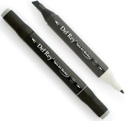 DEL REY GRAFİK MARKÖR TWIN MN-DRCG4 COOL GREY