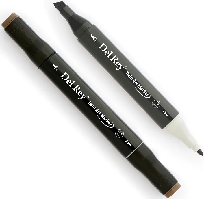 DEL REY GRAFİK MARKÖR TWIN MN-DRWG9 WARM GREY
