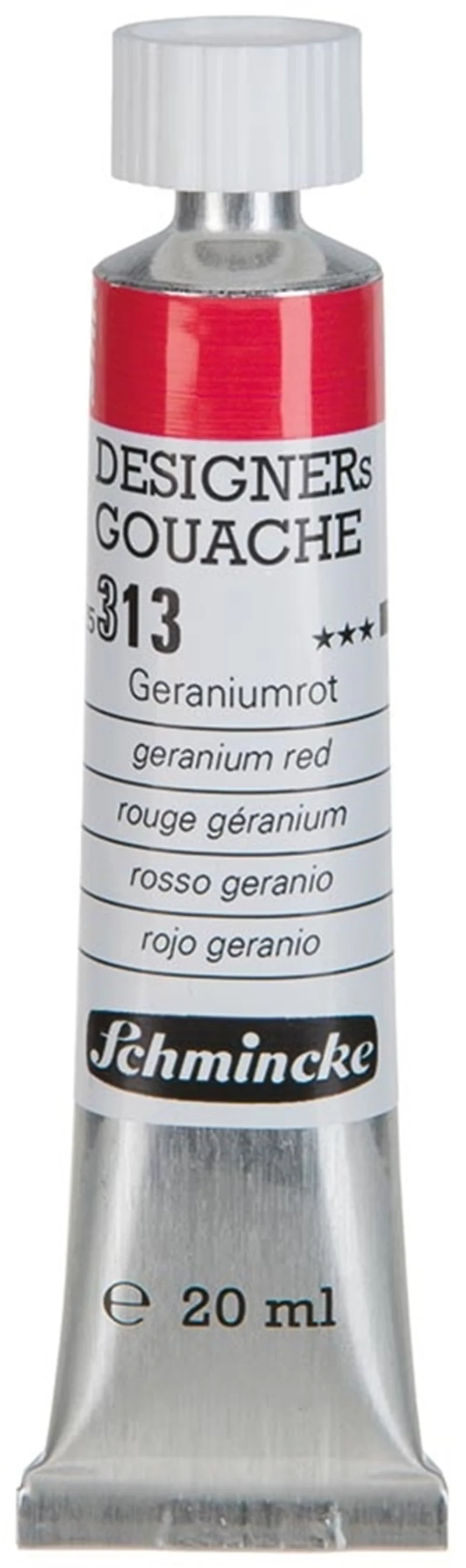 SCHMİNCKE HKS DESİGNERS' GOUACHE GUAJ BOYA 20 ML TÜP 313 GERANİUM RED 25313007