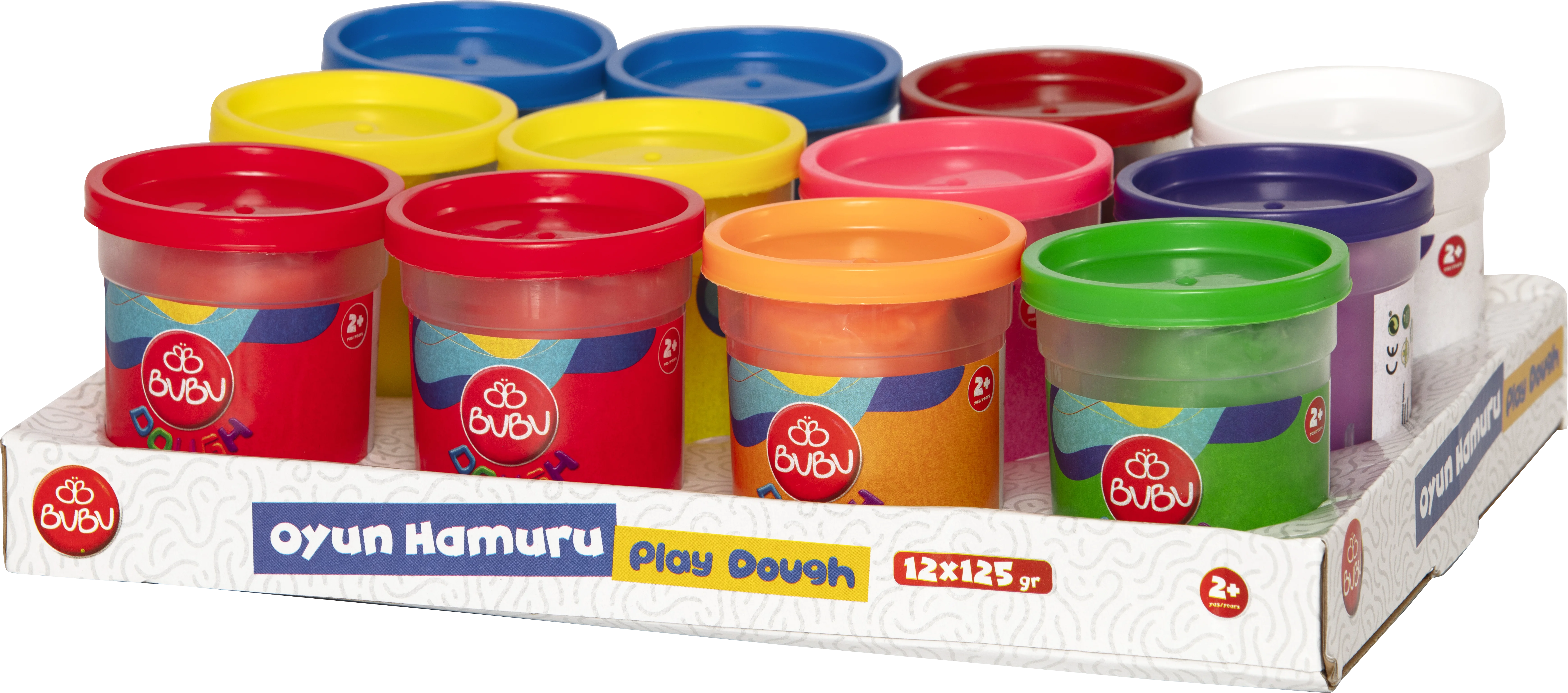 PASİF BU-BU OYUN HAMURU KARIŞIK RENKLER 125 GR.