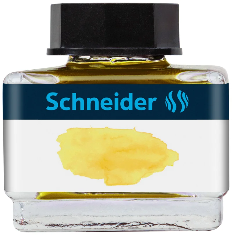 SCHNEIDER DOLMA KALEM  MÜREKKEBİ CAM ŞİSE 15 ML 6935 SARI SCD303