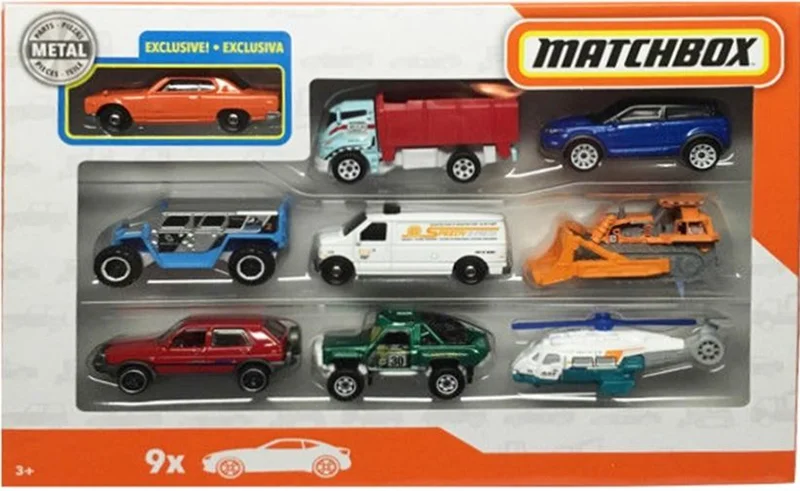 MATTEL MATCHBOX ARABA SETİ 9 LU MTL-X7111