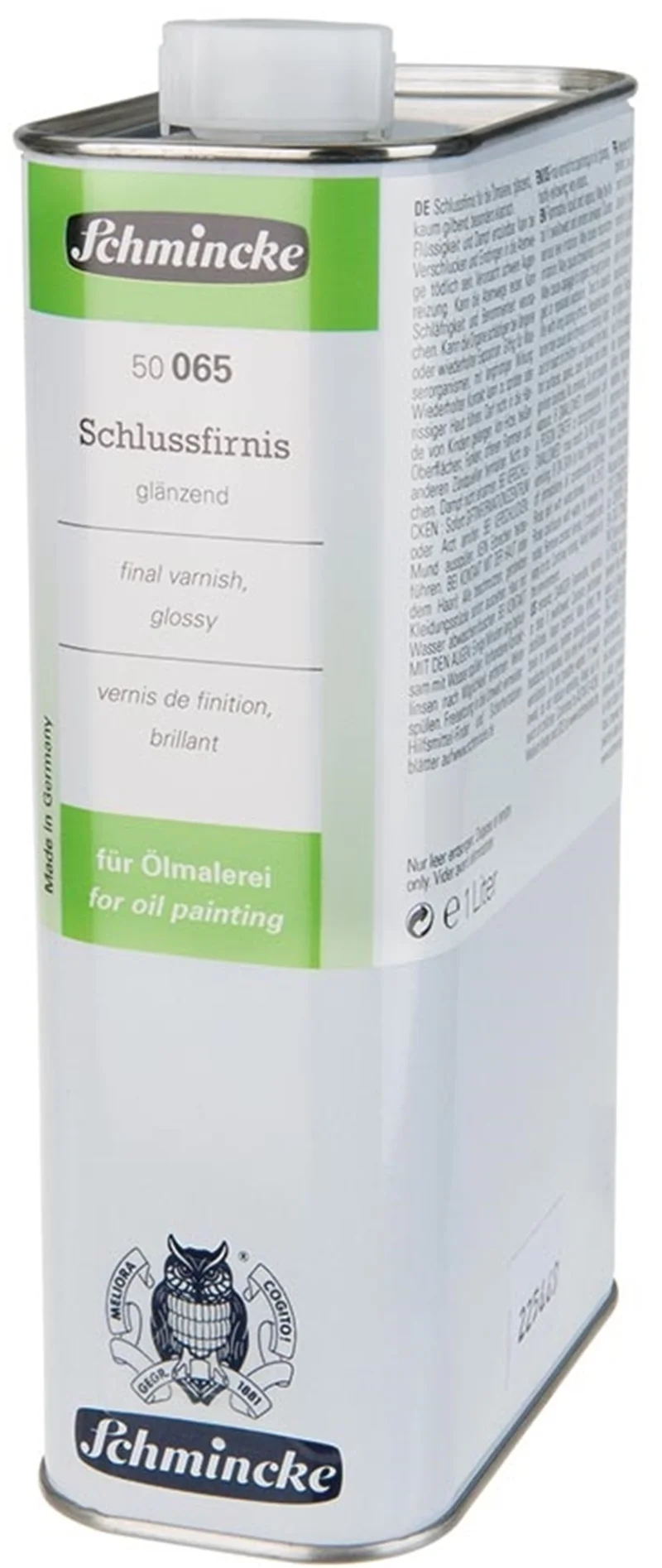 SCHMİNCKE FİNAL VARNİSH PARLAK YAĞLI BOYA FİNAL VERNİĞİ 1000 ML 50065 50065029
