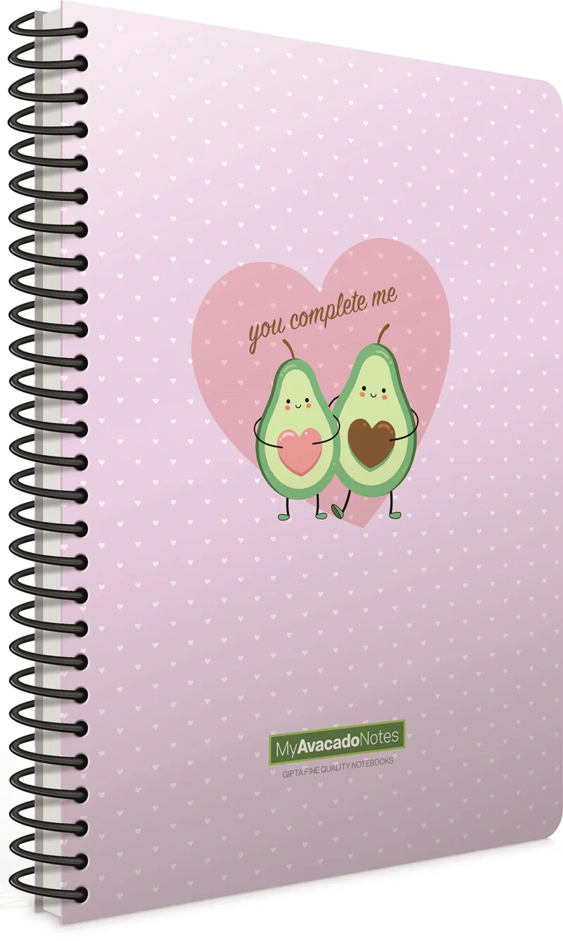 GIPTA DEFTER AVOCADO NOTES A4 SPİRALLİ KARTON KAPAK 80 YP. KARELİ 5820