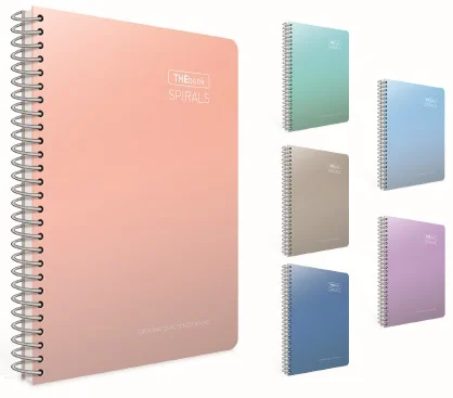 GIPTA DEFTER THEBOOK SPIRALS 17x24 SPİRALLİ SERT KAPAK 100 YP. ÇİZGİLİ 5513