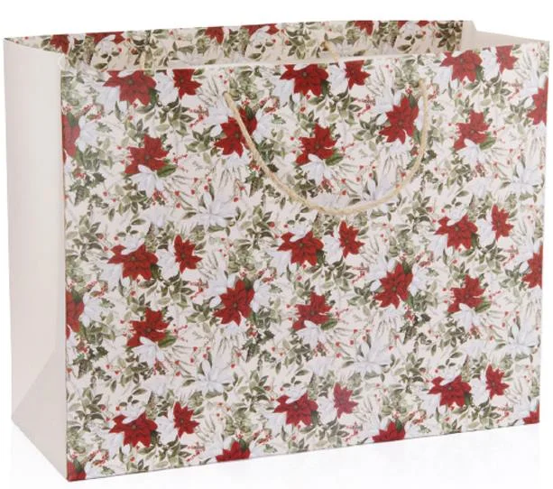 GIPTA KARTON ÇANTA B6 CHRISTMAS FLORAL BG65100