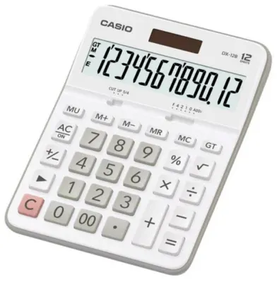 CASIO HESAP MAKİNESİ DX-12B-WE
