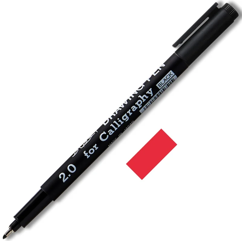 SNOWMAN KALİGRAFİ KALEMİ 2.0 KIRMIZI 700C