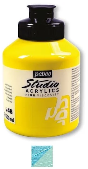 PEBEO AKRİLİK BOYA STUDIO 500 ML 172*357 IRIDESCENT BLUE-GREEN