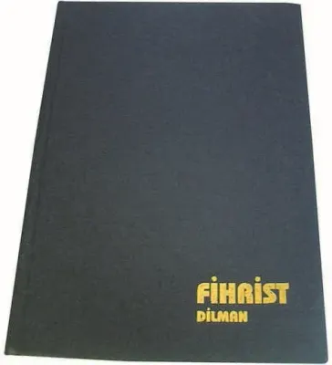 DİLMAN FİHRİST CİLTLİ SERT KAPAK 20x28 12 YP 16 BASAMAK 1010
