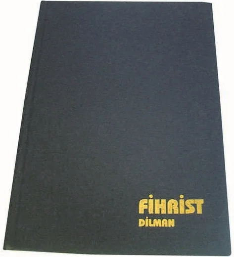 DİLMAN FİHRİST CİLTLİ SERT KAPAK 20x28 12 YP 16 BASAMAK 1010