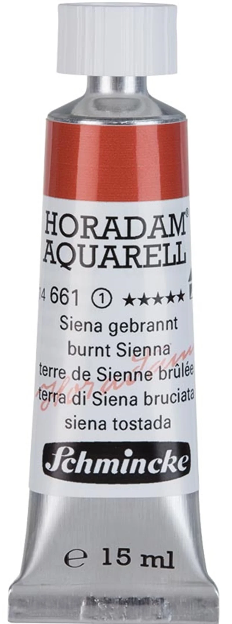 SCHMİNCKE HORADAM AQUARELL ARTİST SULU BOYA 15 ML TÜP SERİ 1 661 BURNT SİENNA 14661006